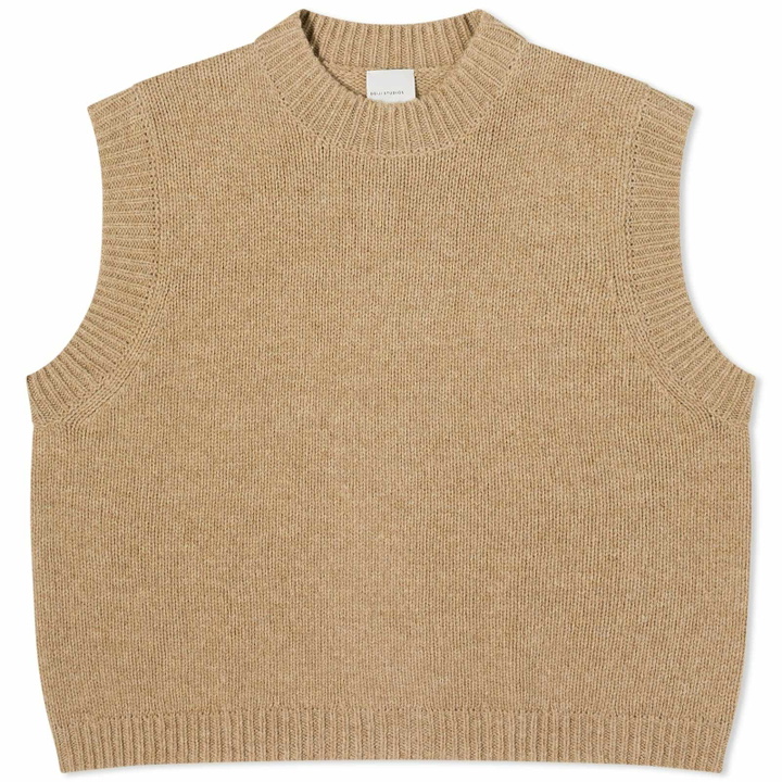 Photo: Deiji Studios Women's Knit Vest in Wheat