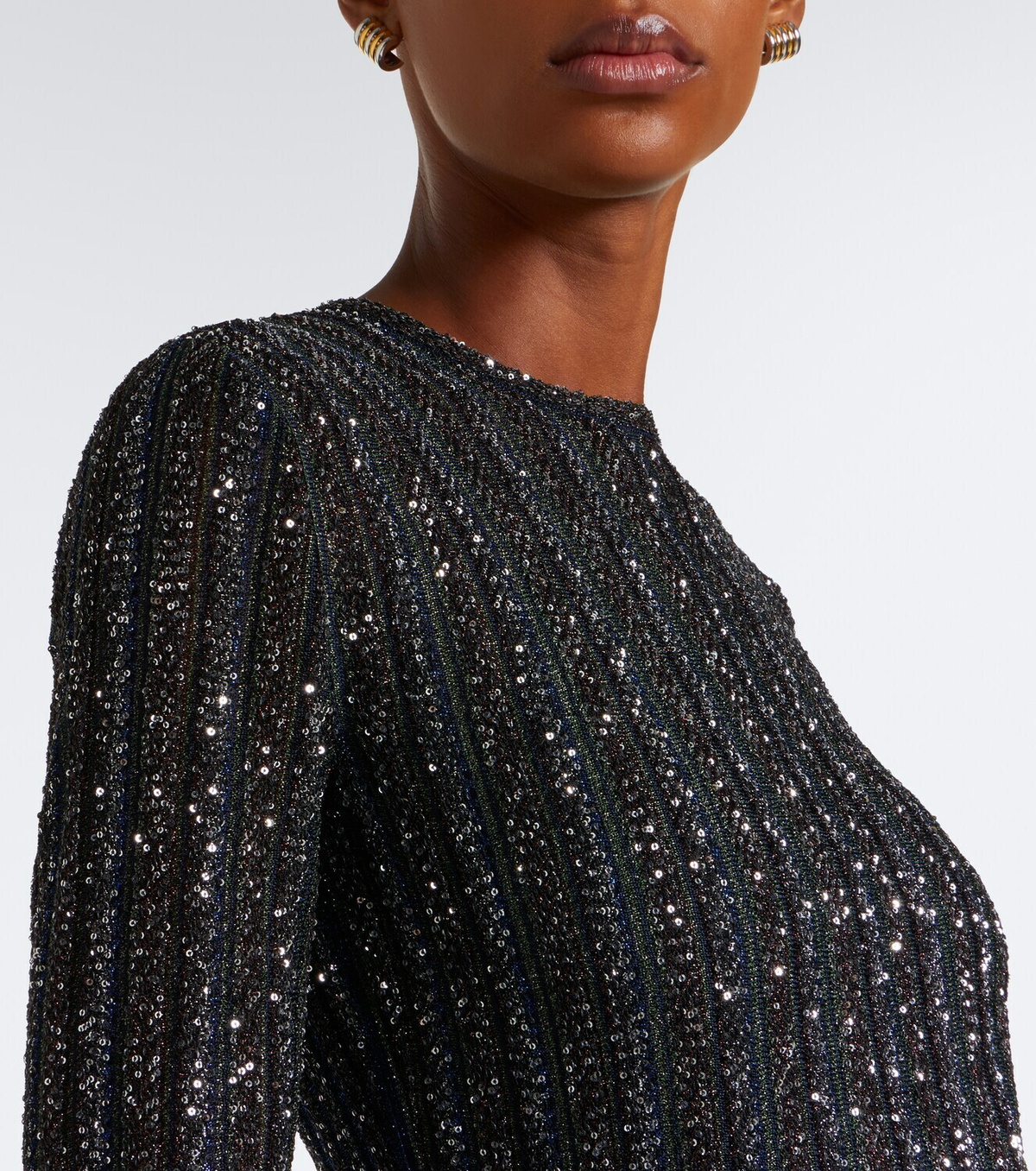 Missoni Sequined knitted gown