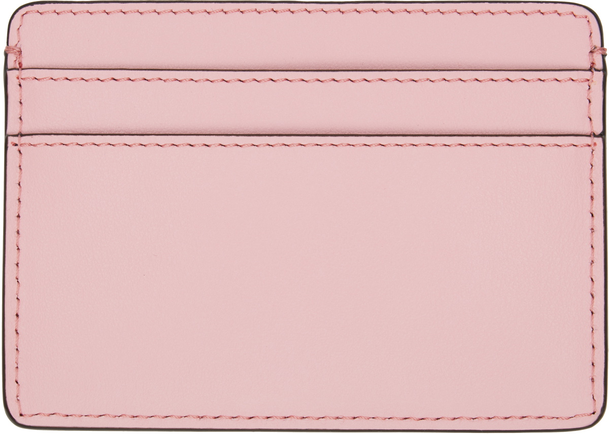 Versace Pink 'Versace' Tag Card Holder