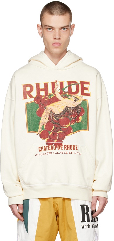 Photo: Rhude Off-White 'Château de Rhude' Hoodie
