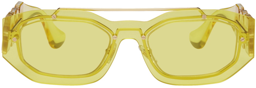 Versace 2024 yellow glasses