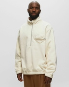 New Amsterdam Oyster Fleece White - Mens - Half Zips