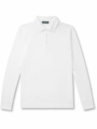 Incotex - Slim-Fit Cotton-Jersey Polo Shirt - White