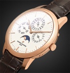 Vacheron Constantin - Traditionnelle Perpetual Calendar Automatic 41mm 18-Karat Pink Gold and Alligator Watch, Ref. No. 43175/000R-9687 - Unknown