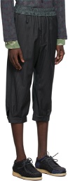 By Walid SSENSE Exclusive Black Orson Trousers