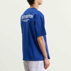 Cole Buxton Men's CB Sportswear T-Shirt in Cobalt Blue