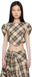 Collina Strada Beige Hillary Blouse