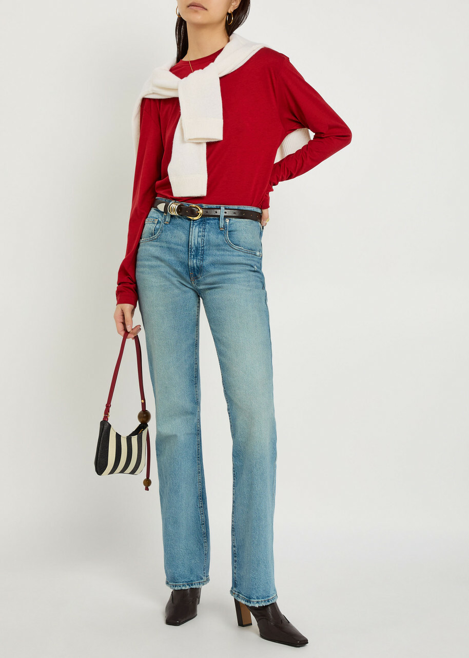 Good American Good Standard Bootcut-leg Jeans Blue