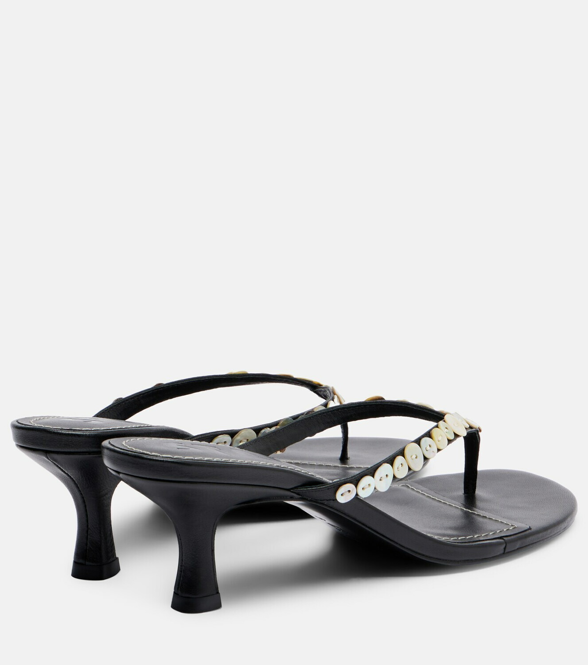 Staud Freja leather thong sandals