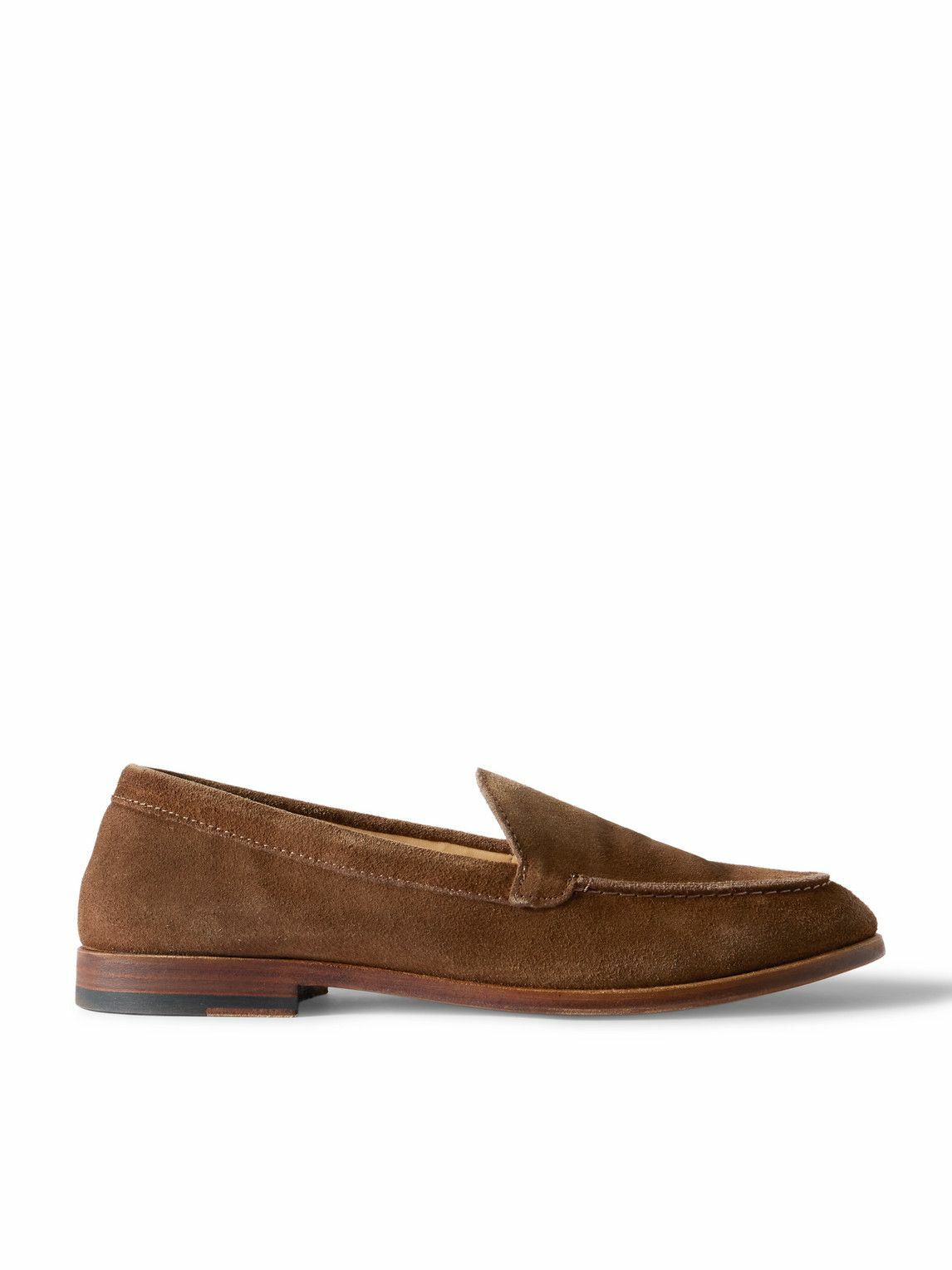 Drake's - HIM Henri Suede Loafers - Brown