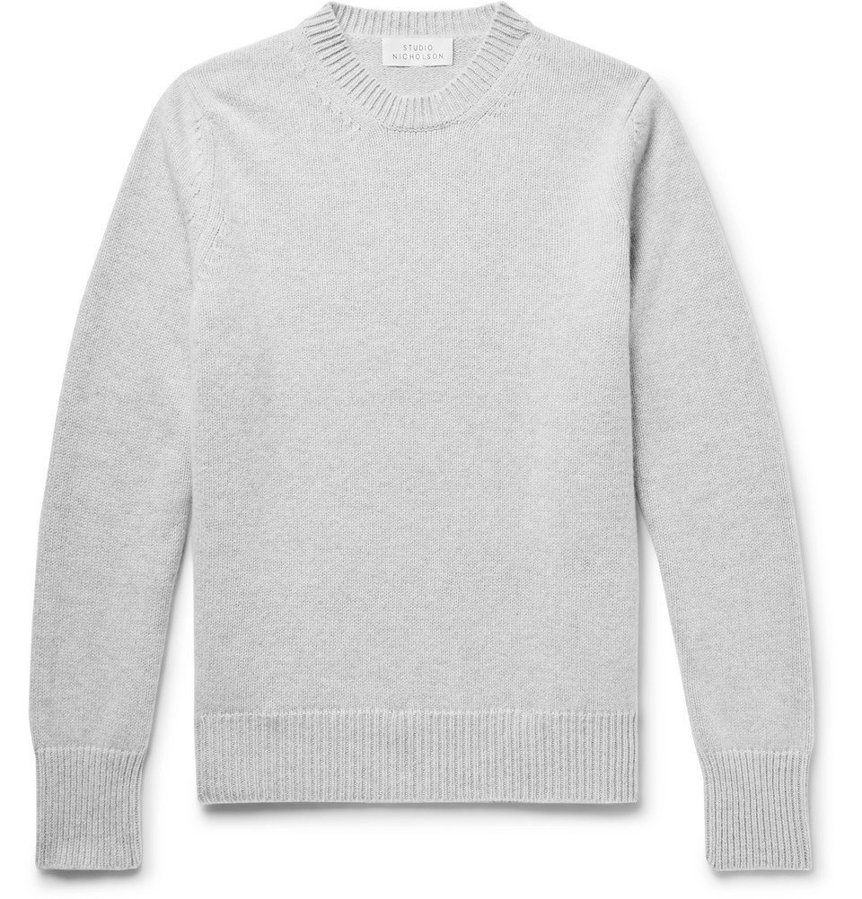 ウール100%】STUDIO NICHOLSON SORELLO KNIT - トップス