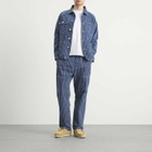 Service Works Men's Pinstripe Denim Chef Pants in Indigo