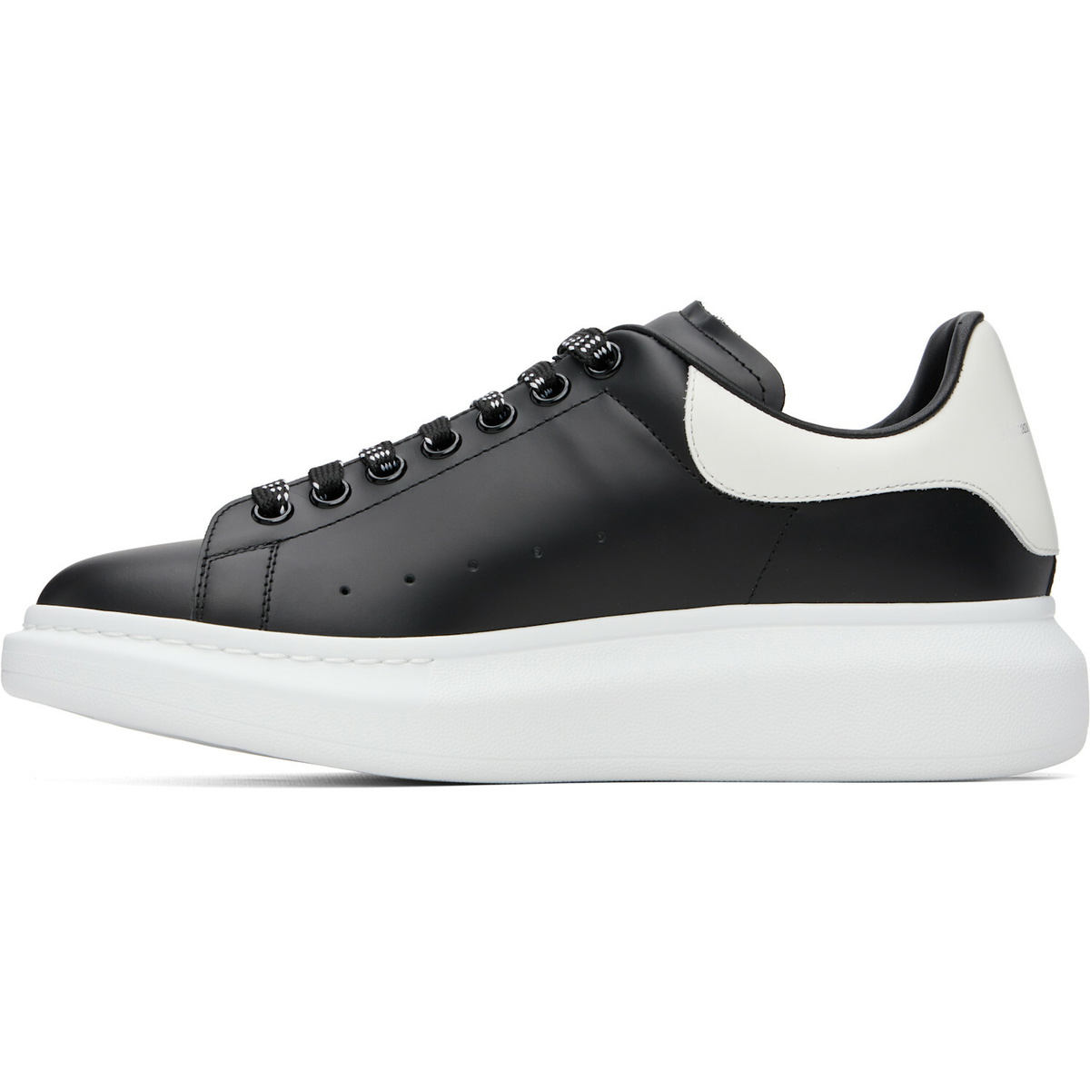 McQueen Black & White Oversized Sneakers