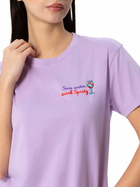 MC2 Saint Barth Woman Cotton Jersey Crewneck T-shirt Emilie With Save Water Drink Spritz Embroidery