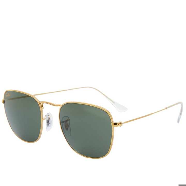 Photo: Ray Ban Frank Legend Sunglasses in Gold/Green