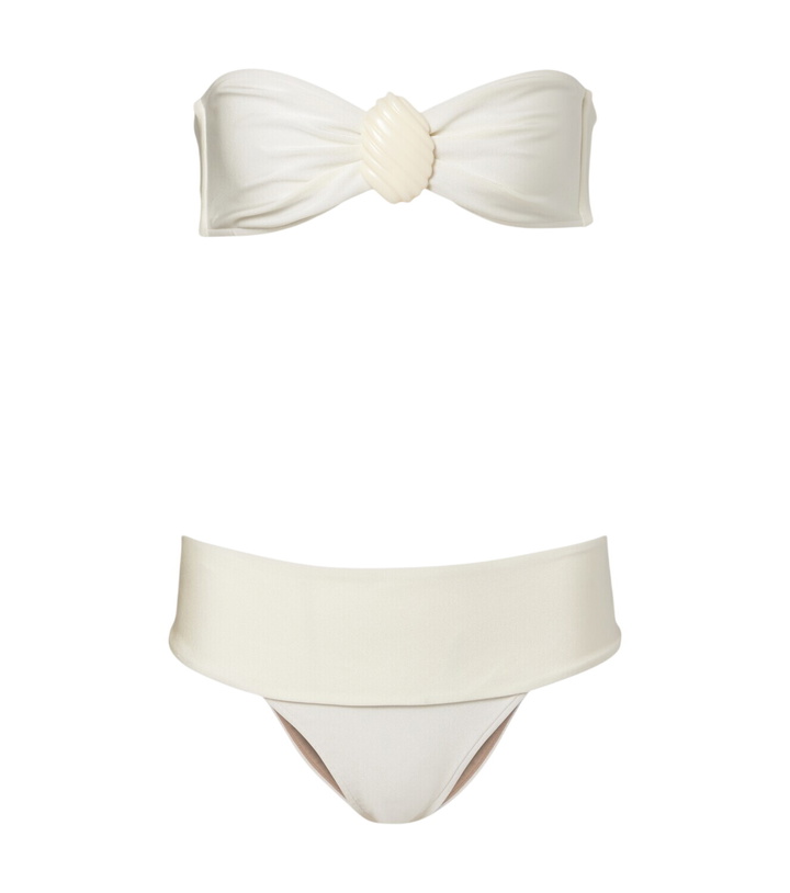 Photo: Adriana Degreas Embellished bandeau bikini