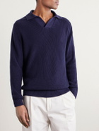 Thom Sweeney - Cotton Polo Sweater - Blue