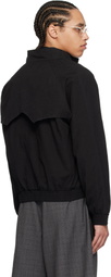 Carter Young SSENSE Exclusive Black Western Harrington Jacket