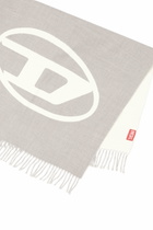 Diesel Reversible two tone wool scarf - Scarf Mens in Multicolor