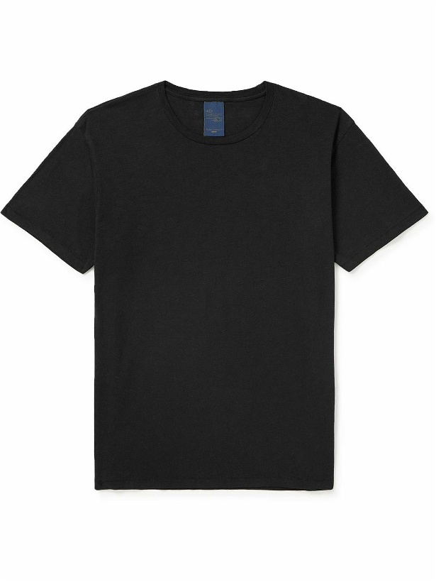 Photo: Nudie Jeans - Roffe Cotton-Jersey T-Shirt - Black