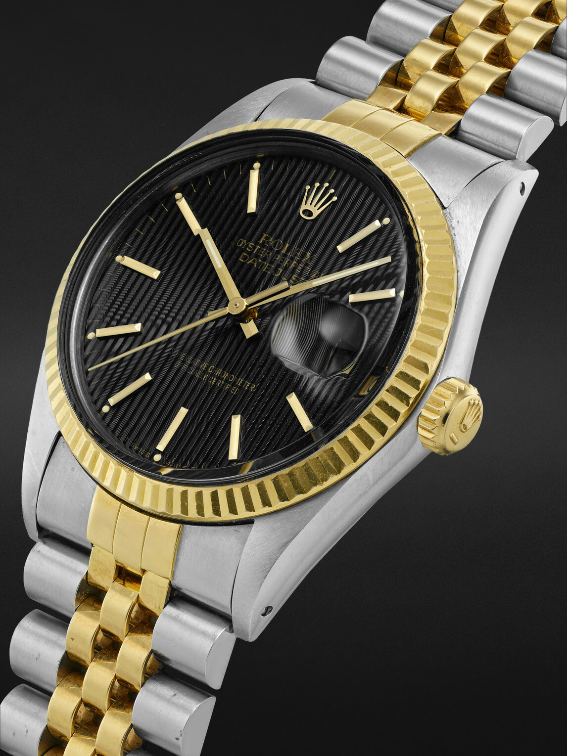 Stephanie Windsor - Rolex Vintage 1987 DateJust Automatic Stainless Steel and 18-Karat Gold Watch, Ref. 1601 (7'' wrist)