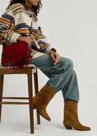 Isabel Marant étoile Duerto 50 Fringed Suede Mid-calf Boots Camel