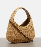 Miu Miu Wander wicker top-handle bag
