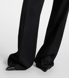 Alexander McQueen High-rise wool wide-leg pants