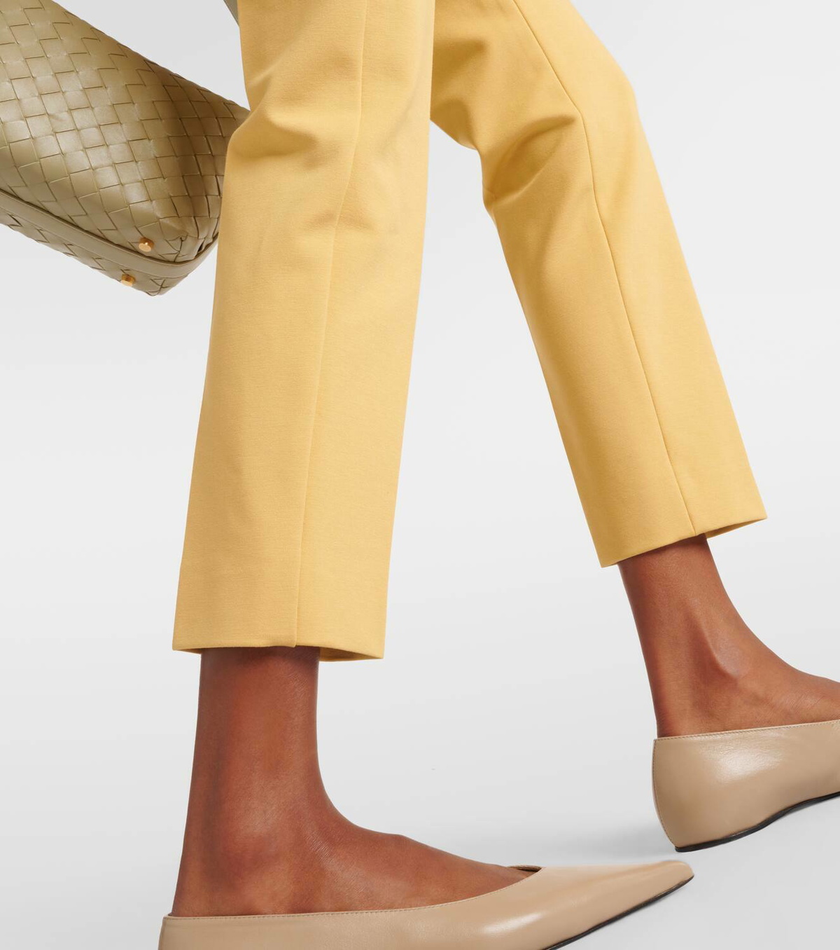 Max Mara Pegno cropped jersey slim pants Max Mara