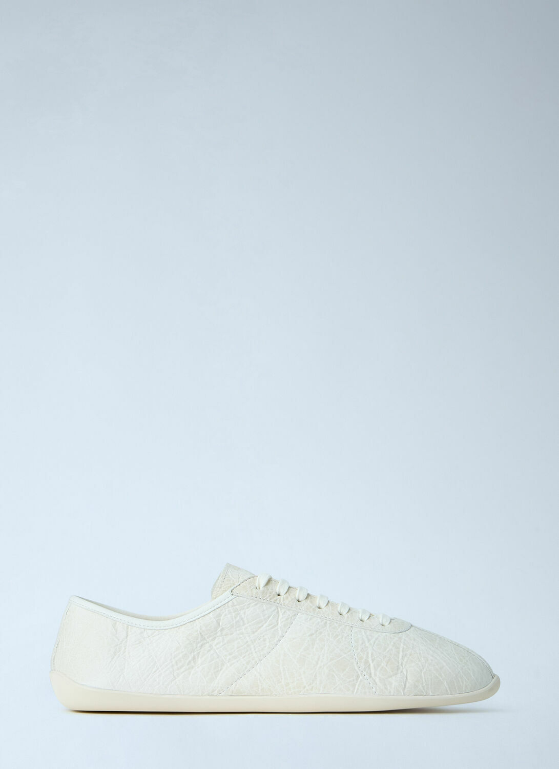 The Row Clement Crinkled-Leather Sneakers