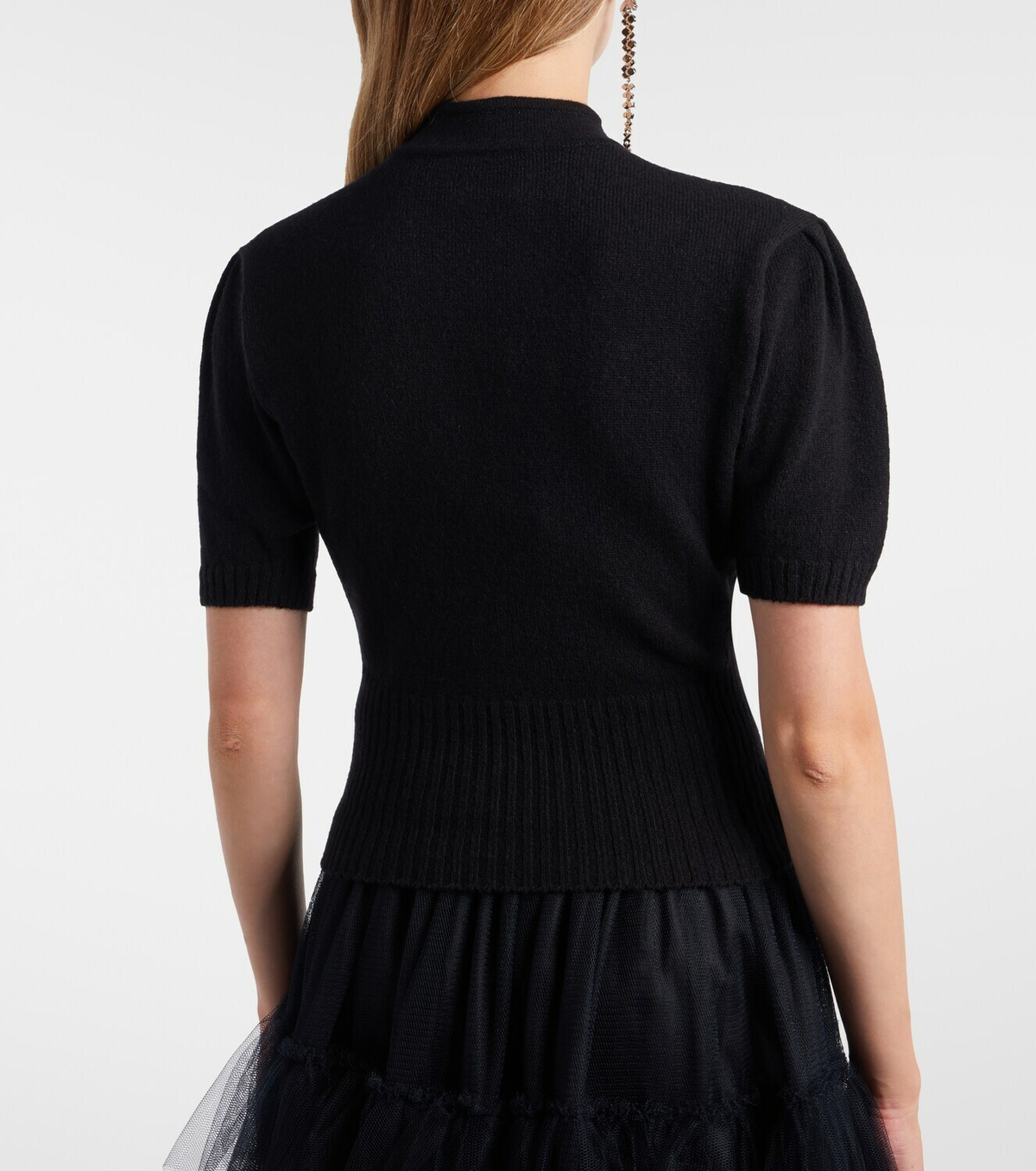 Simone Rocha Embellished cashmere sweater