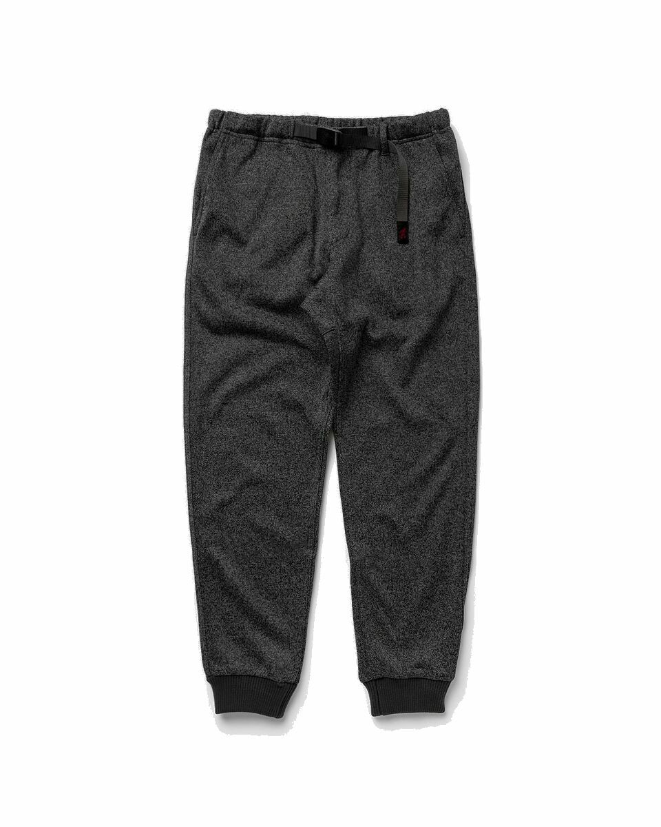 Photo: Gramicci Bonding Knit Fleece Narrow Rib Pant Black - Mens - Casual Pants