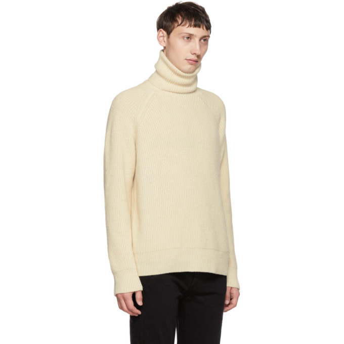 Christian Dada White Rib Knit Sweater Christian Dada