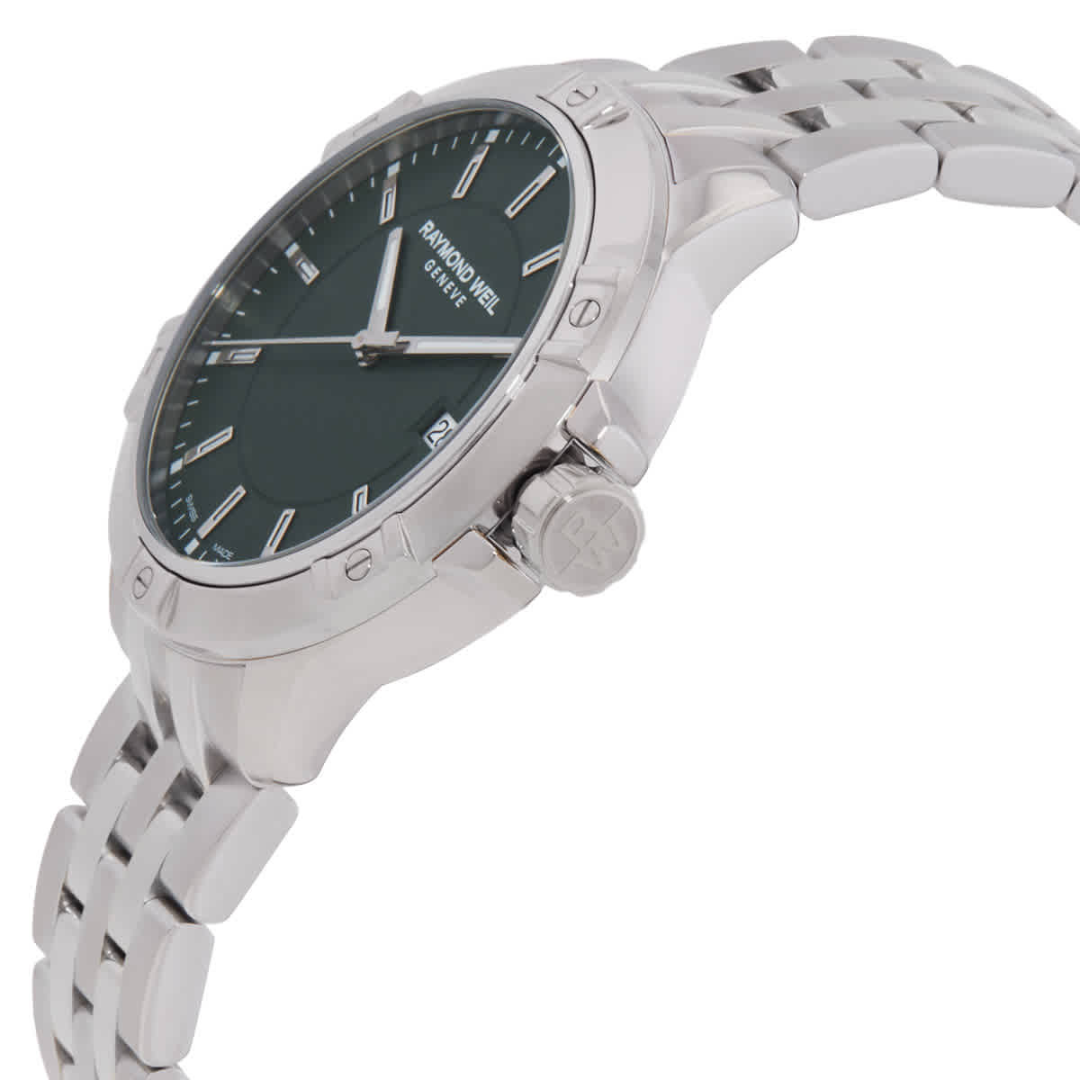 Raymond Weil Raymon Weil Tango Quartz Green Dial Mens Watch 8160-ST-52041