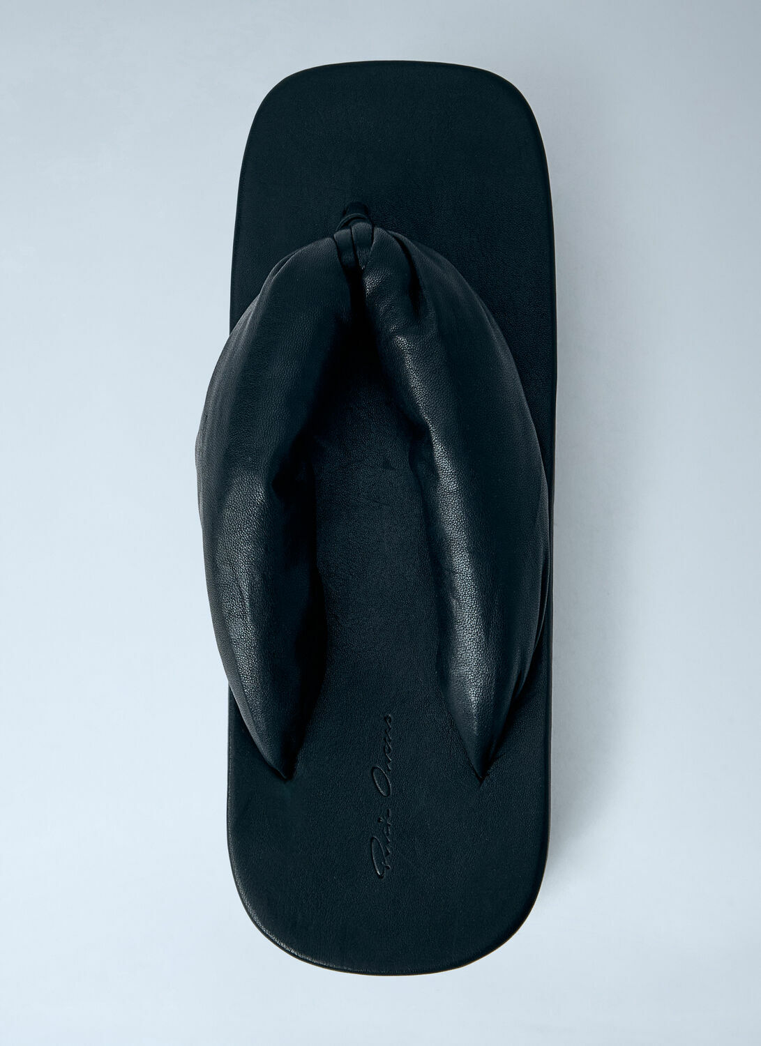 Rick Owens Hollywood Flip Flop Leather Sandals