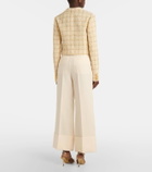 Giambattista Valli Checked cotton-blend jacket