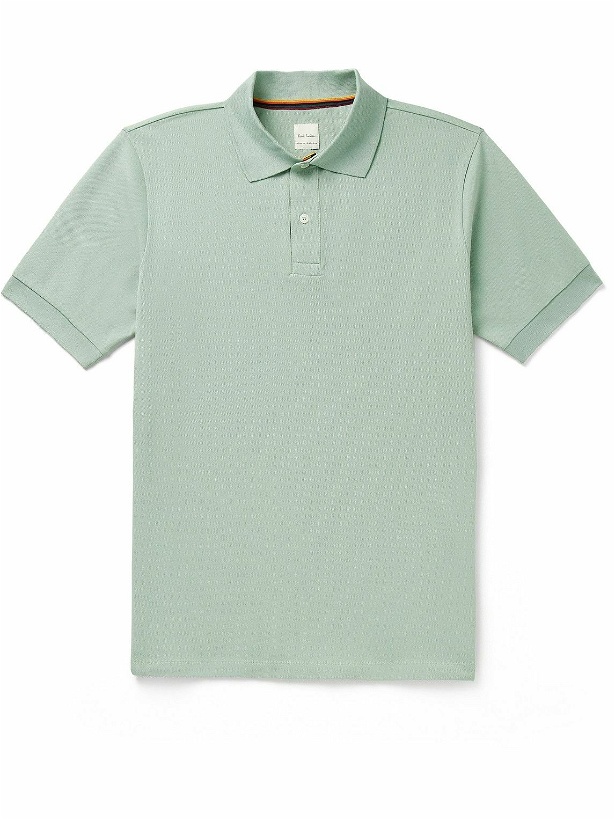 Photo: Paul Smith - Cotton-Piqué Polo Shirt - Green