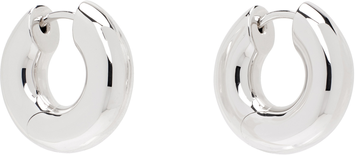 Tom Wood Silver Chunky Hoops Small Earrings