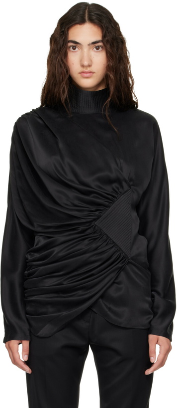 Photo: Kiko Kostadinov Black Jacana Blouse