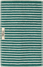 Tekla Green Striped Towel Set, 3 pcs