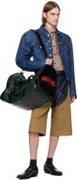 Martine Rose Green & Black Extreme Sports Duffle Bag