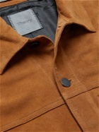 THEORY - Patterson Suede Jacket - Neutrals - XS