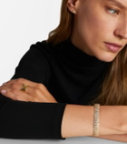 Suzanne Kalan Medium 18kt gold bangle with diamonds