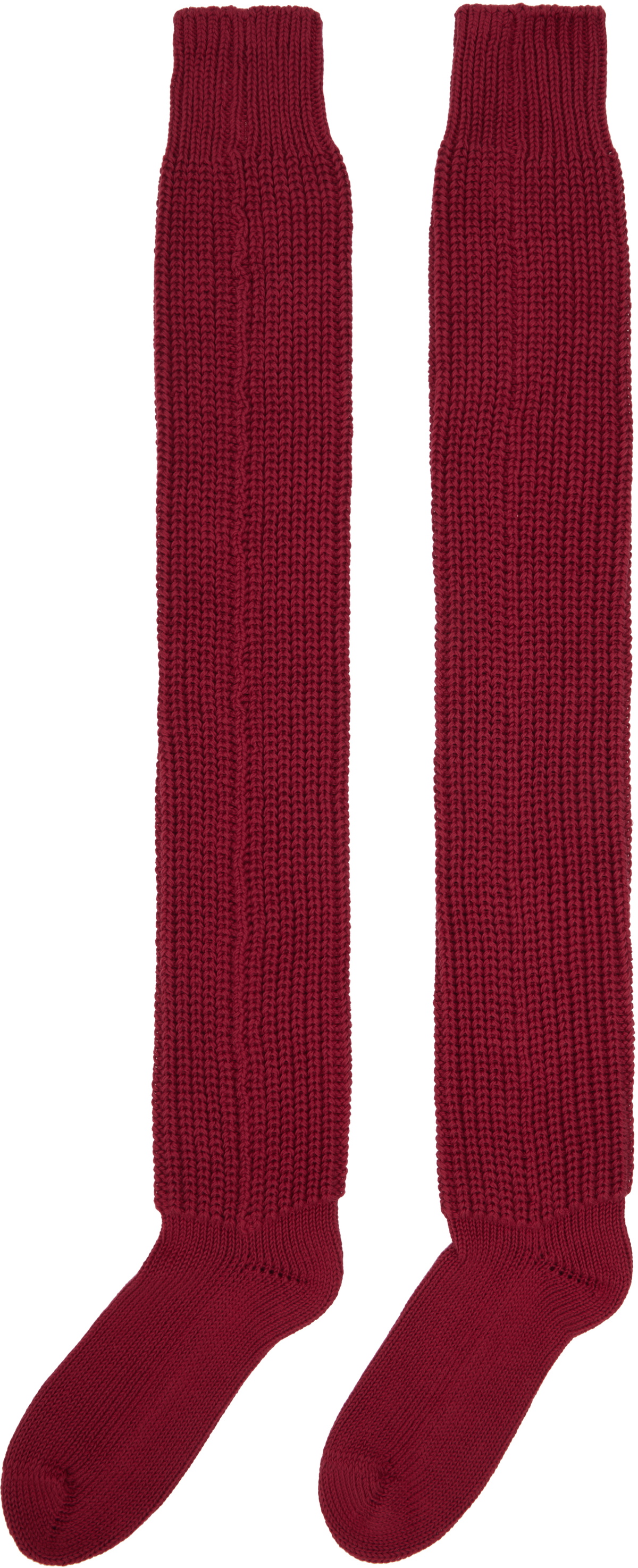 Rick Owens Moncler + Rick Owens Red Hiking Socks