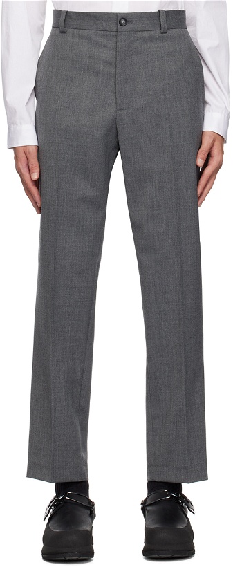 Photo: Han Kjobenhavn Grey Single Suit Trousers