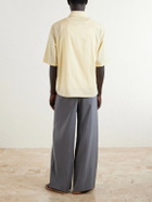 LEMAIRE - Straight-Leg Silk-Blend Trousers - Gray