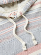 Faherty - Byron Bay Striped Organic Cotton-Jersey Hoodie - White