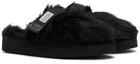 Suicoke Black ZAVO-2EU Slippers