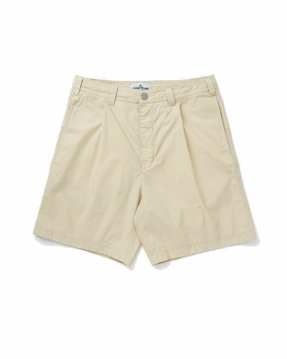 Photo: Stone Island Bermuda Shorts Beige - Mens - Casual Shorts
