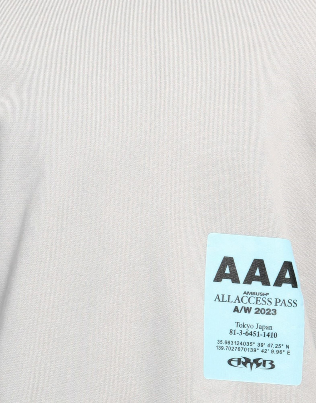 Ambush Mens Sweatshirt Light in Grey